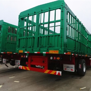 Warehouse Fence Semi-Trailers