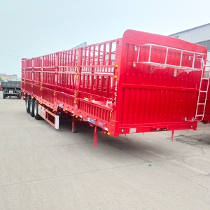 Warehouse Fence Semi-Trailers