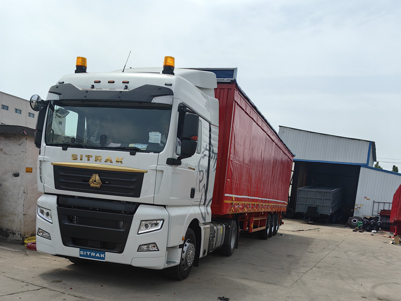 Curtain Side Container Semi-Trailers