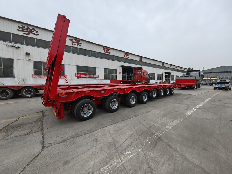 Export Special Oversized Multi-Axle Heavy-Duty Low Bed Semi-Trailers