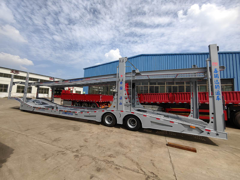 Central Asian Five Countries European-Style Car Carrier Cage Trailers