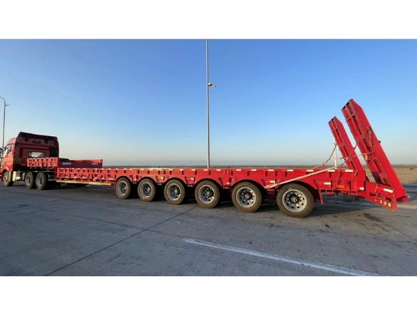 Export Special Oversized Multi-Axle Heavy-Duty Low Bed Semi-Trailers