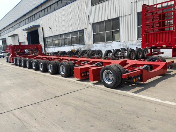 Export Special Oversized Multi-Axle Heavy-Duty Low Bed Semi-Trailers