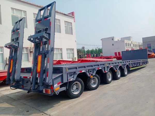 Export Special Oversized Multi-Axle Heavy-Duty Low Bed Semi-Trailers