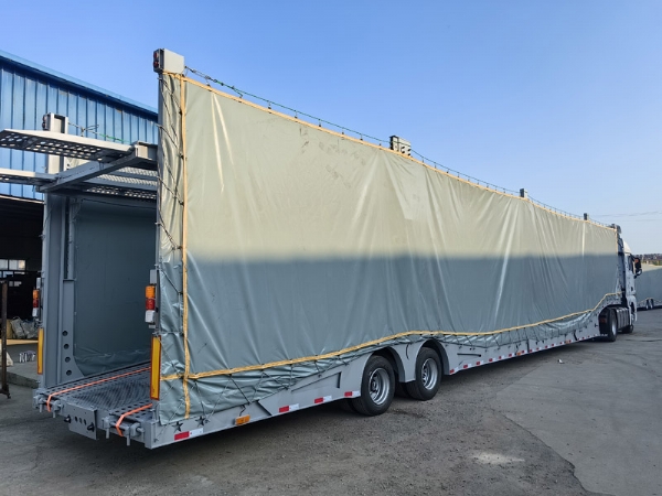 Central Asian Five Countries European-Style Car Carrier Cage Trailers