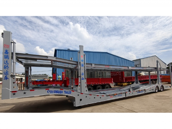 Central Asian Five Countries European-Style Car Carrier Cage Trailers