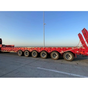 Export Special Oversized Multi-Axle Heavy-Duty Low Bed Semi-Trailers