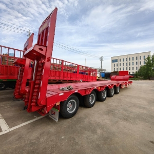 Export Special Oversized Multi-Axle Heavy-Duty Low Bed Semi-Trailers