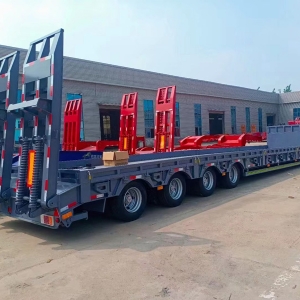 Export Special Oversized Multi-Axle Heavy-Duty Low Bed Semi-Trailers