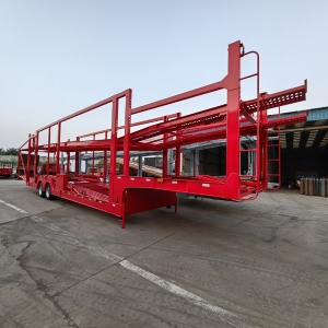 Central Asian Five Countries European-Style Car Carrier Cage Trailers