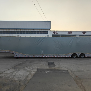 Central Asian Five Countries European-Style Car Carrier Cage Trailers