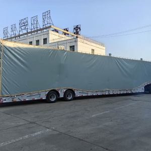 Central Asian Five Countries European-Style Car Carrier Cage Trailers